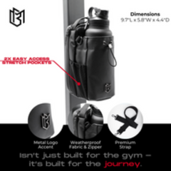 VIGOR Magnetic Gym Bag with Bottle Holder