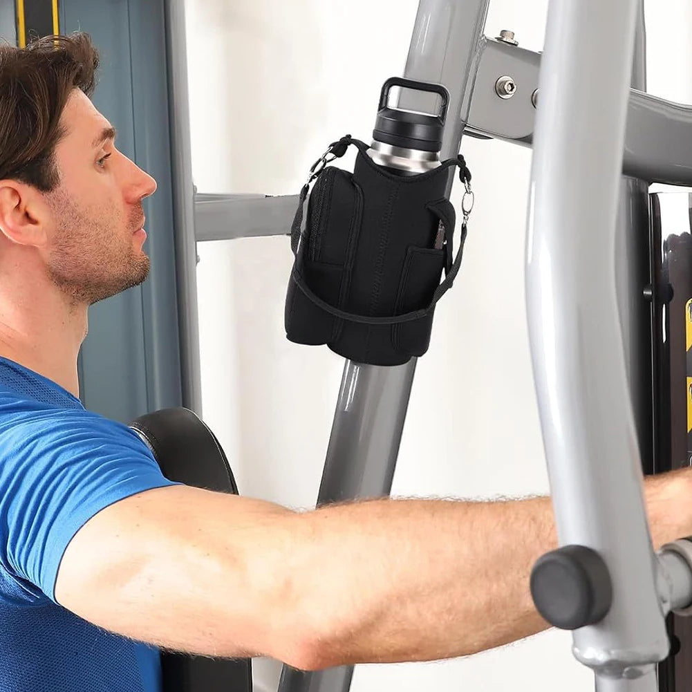 Gym Bag with Bottle Holder